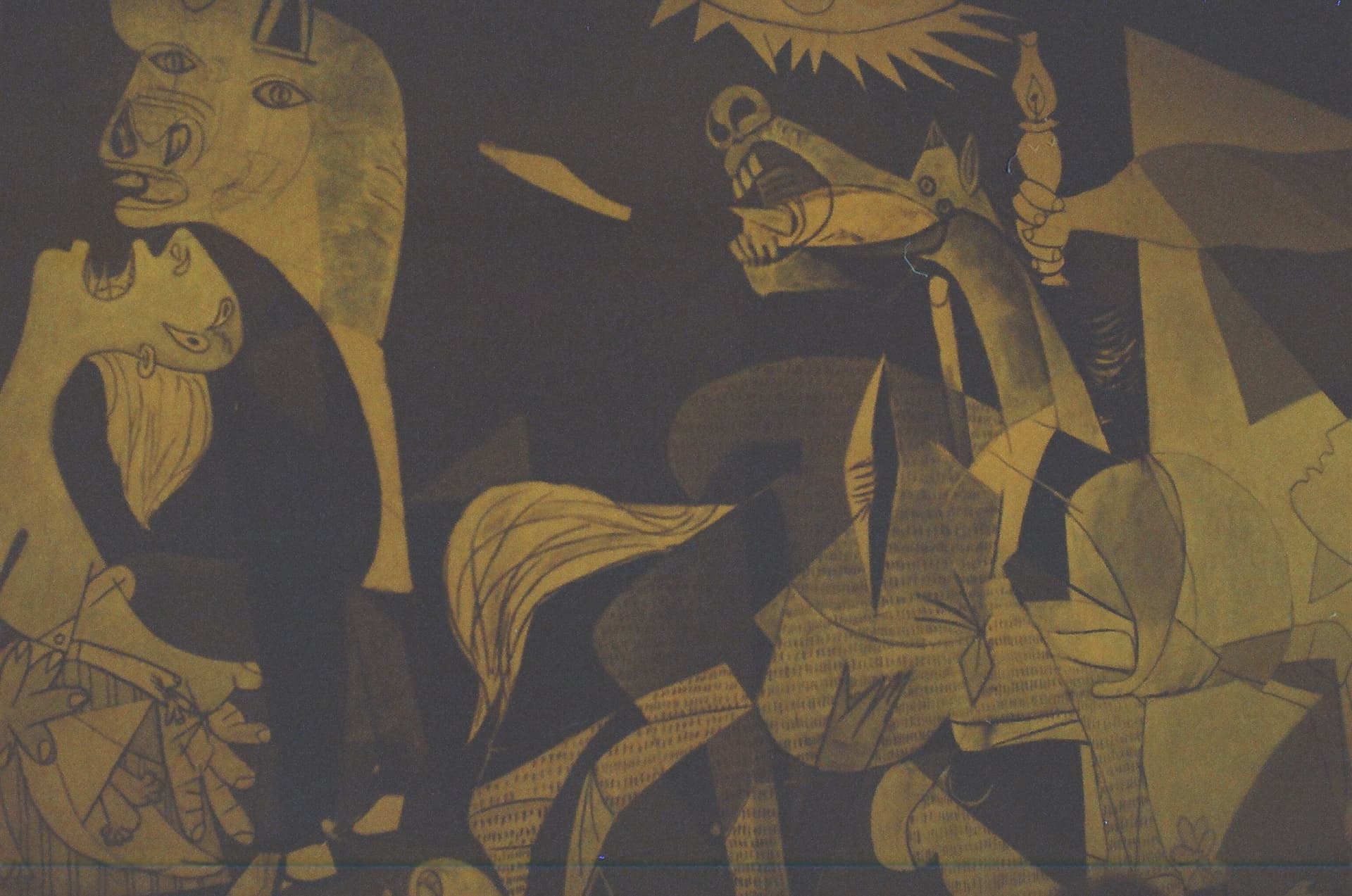 Detalle del Guernica de Pablo Picasso